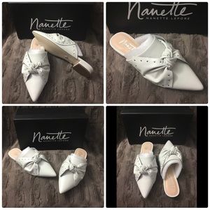 🎄 NIB Nanette Lapore Leather Shoes Sz 6